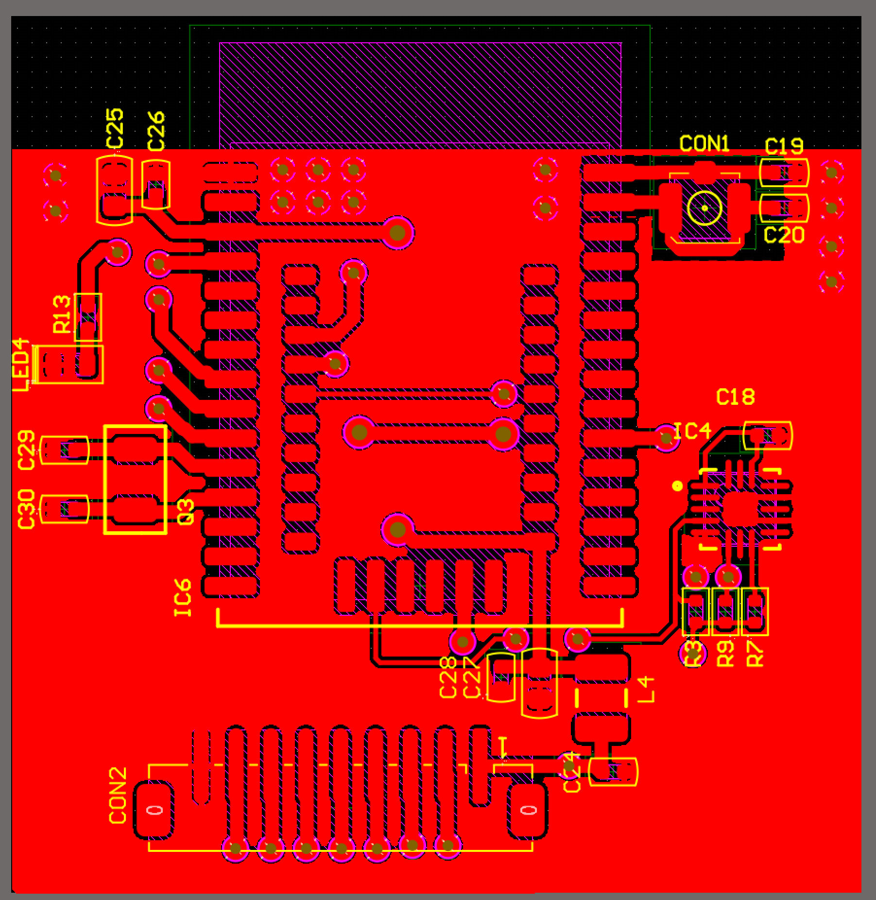 Abluetech reference PCB top view